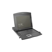 KVM-Konsole mit KVM-Switch - 16 Anschlüsse - US - 4