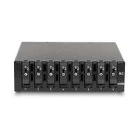 5.25" Wechselrahmen für 8x M.2 NVMe SSD mit Slim SA