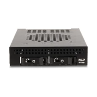 3.5" Wechselrahmen für 2x M.2 NVMe SSD mit Slim SAS