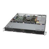 SC813M F2TQC4-R407CB, Rack-Montage, 1U, ATX -