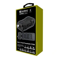Solar 5-Panel Powerbank 27000