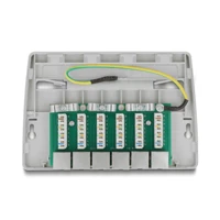 Patch Panel - geeignet für Wandmontage, Montage unt