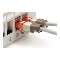 Farbclips für Patchkabel - Braun RJ45 Stecker Farbe