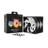 Light Wings LX, PWM, 140mm, Schwarz, RGB
