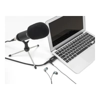 Externe USB Soundkarte mit USB-A Stecker auf 2 x 3