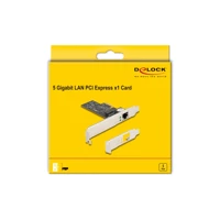 PCI Express x1 Karte> 1 x RJ45 5 Gigabit LAN RTL812