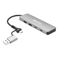 USB-C/A to 2xUSB-A+2xUSB-C Hub