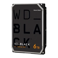6004FZWX, 6TB HDD, 3,5", SATA, 7200U/min