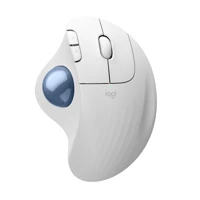 ERGO M575S Wireless Trackball - OFFWHITE+BLUE BALL