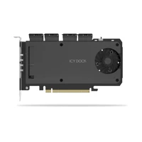 Mobile Rack Adapter Card 4-Bay M.2 NVMe SSD zu PCIe