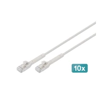 CAT 6A F-FTP abwinkelbares Patchkabel, Kupfer, 1 m