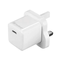 USB-C 20W Charger UK+USB-C>C