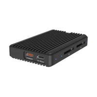 M.2 NVMe/SATA SSD Gehäuse mit Kartenleser 2x SD 4.0