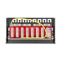 Mini Desktop Patchpanel RJ45 Buchse 8 Port Cat.6A g