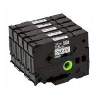HGE-251V5 - Schwarz auf Weiß - Rolle (2,4 cm x 8 m)