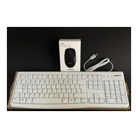 K/Keyboard K120 DE+B100 OpticMouse White -