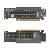 PCI Express 4.0 x16 Karte zu 2x M.2 Key M NVMe Slot
