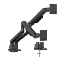 Stylish flexible deskmount for dual monitor with me