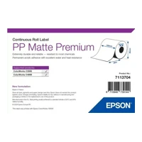 PP Matte Label Premium Continuous Roll 105mm x 29m