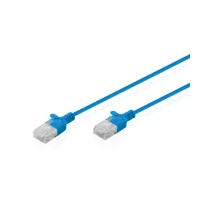 CAT 6 U-UTP Slim Patchkabel Blau - Netzwerk - CAT 6