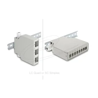 LWL Patchfeld für SC Duplex und LC Quad mit alterna