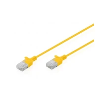 CAT 6 U-UTP Slim Patchkabel Gelb - Netzwerk - CAT 6