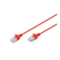 CAT 6 U-UTP Slim Patchkabel Rot - Netzwerk - CAT 6