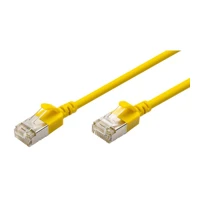 CAT 6 U-UTP slim patch cord Cu LSZH AWG 32/7 Yellow