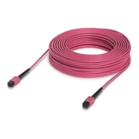 Indoor OM4 multi-mode fiber patch cable with MPO-12