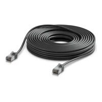 Ultra-thin rugged shielded outdoor patch cable for