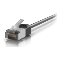 Ultra-thin rugged shielded outdoor patch cable for