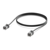 Ultra-thin rugged shielded outdoor patch cable for