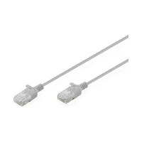 CAT 6 U-UTP Slim Patchkabel Grau - Netzwerk - CAT 6