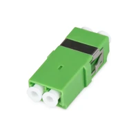 Lichtwellenleiter-Kupplung LC/APC Duplex ohne Flans
