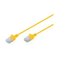 CAT 6 U-UTP Slim Patchkabel Gelb 10 Stück - Netzwer