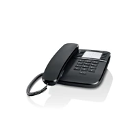 DA510, Analoges Telefon, 20 Eintragungen, Schwarz