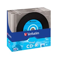 Data Vinyl, 10x CD-R, 700MB 52x, Slim Jewel