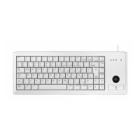Compact-Keyboard G84-4400, Tastatur, USB -
