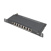 Patch Panel, Cat 6a, shielded, geeignet