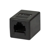 Logilink NP0034 - Flach - Schwarz - RJ-45 - RJ-45 - Weiblich