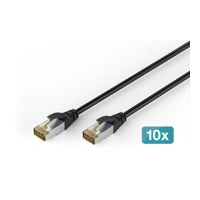 Digitus CAT 6A S/FTP Outdoor-Patchkabel 10 Stueck - Kabel