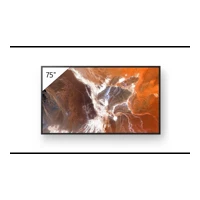 Sony Professional FW-75BZ30PB 75" Direct LED Display,4K HDR,Deep Blac