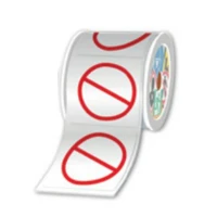 Brother Vinyl - 100 mm diameter 250 Etikett(en) (1 Rolle(n)