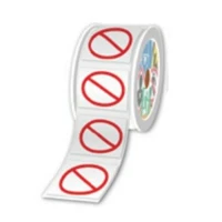 Brother Vinyl - 50 mm Durchmesser 500 Etikett(en) (1 Rolle(