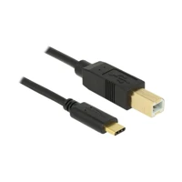 DeLock USB-Kabel, USB-C Stecker zu USB Typ B Stecker, USB 2.0 -