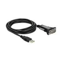 Adapter USB Type-A to 1x serial RS-232 DB9 -