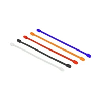 DeLock Kabelbinder-Kit, 8cm, Schwarz, weiß, Blau, rot