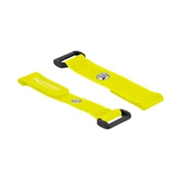 DeLock Klettverschluss-Cinchkabelbinder, 15cm, gelb