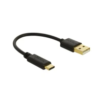 DeLock USB-Adapter, USB Stecker zu USB-C Stecker, 15cm 85354