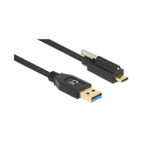 DeLock USB-Kabel, USB Typ A Stecker zu USB-C Stecker schraubbar
